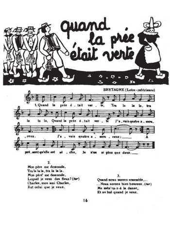 Quand la prée etait verte